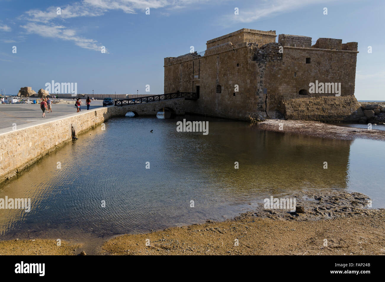 Medieval Castle of Paphos Stock Photo - Alamy