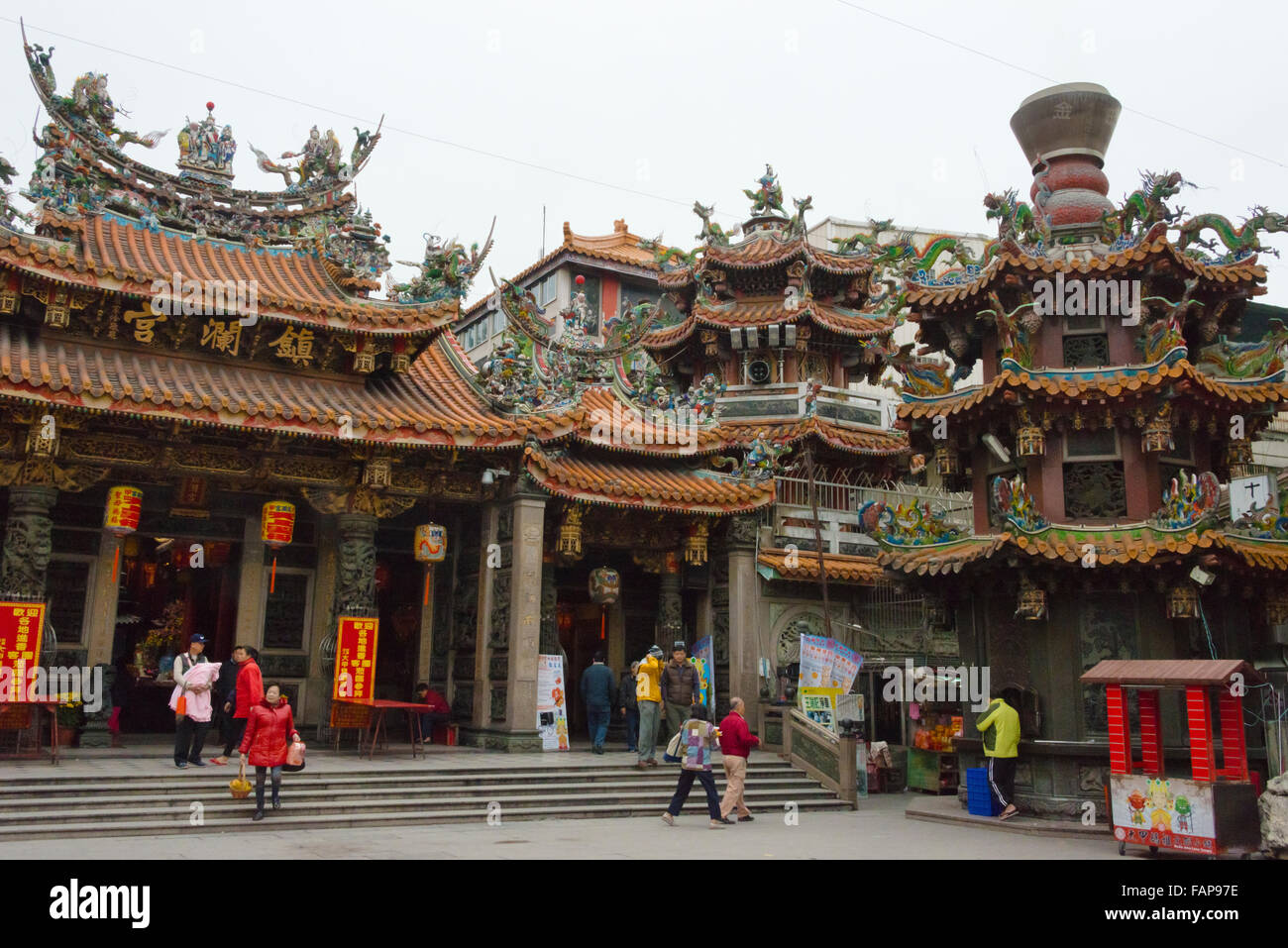 Tachia Chelan Temple dedicated to Matsu, Taichung, Taiwan Stock Photo