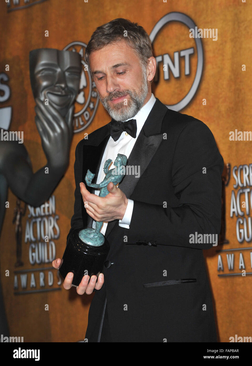 LOS ANGELES, CA - JANUARY 23, 2010: Christoph Waltz at the 16th Annual Screen Actors Guild Awards at the Shrine Auditorium. Stock Photo