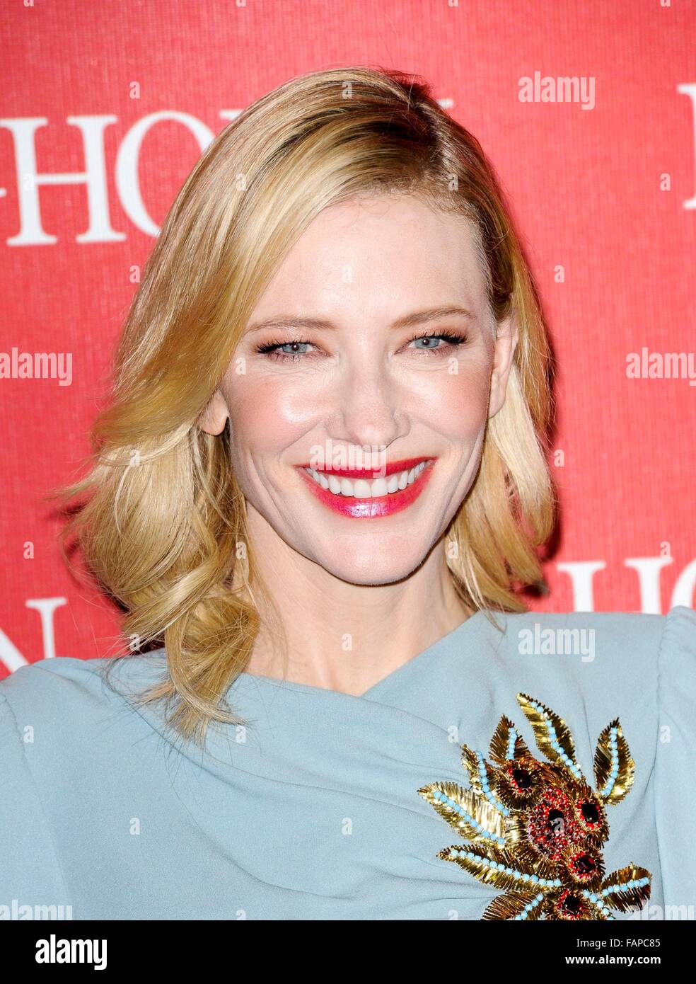 Cate Blanchett at arrivals for The 27th Annual Palm Springs International Film Festival Awards Show, Palm Springs Convention Center, Palm Springs, CA January 2, 2016. Photo By: Elizabeth Goodenough/Everett Collection Stock Photo