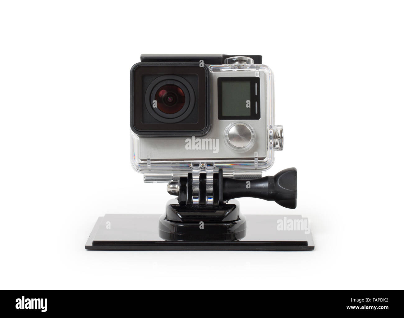 High-definition personal camera, isolated on a white background, no brand Stock Photo