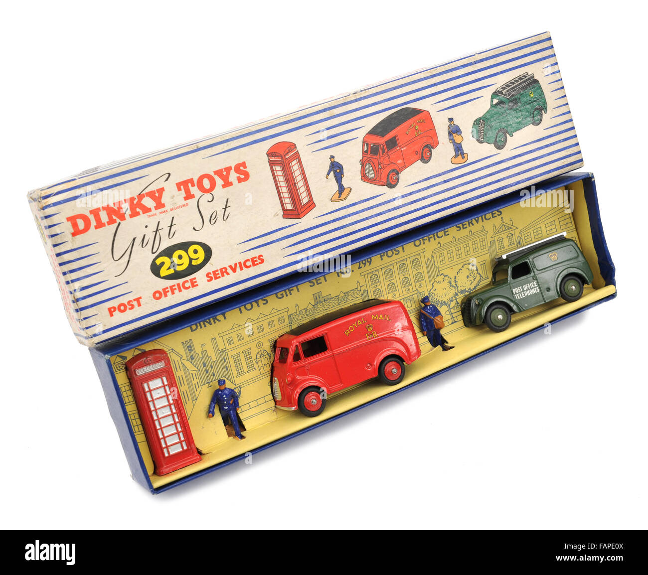 Children's Dinky Toys 299 Post Office Services Gift Set Stock Photo