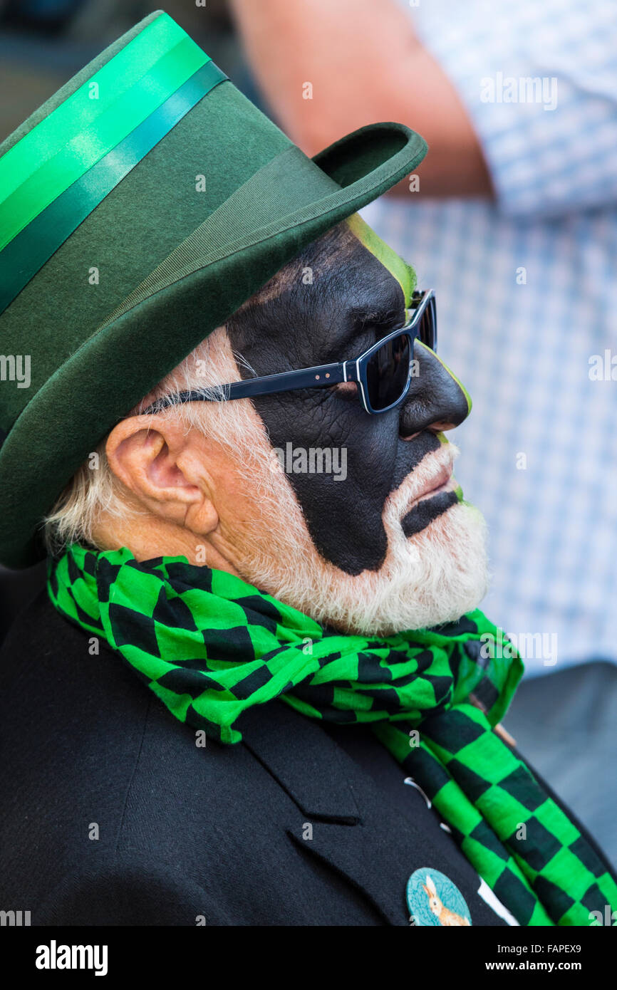 Jack in the Green procession, Hastings, England, United Kingdom Stock Photo