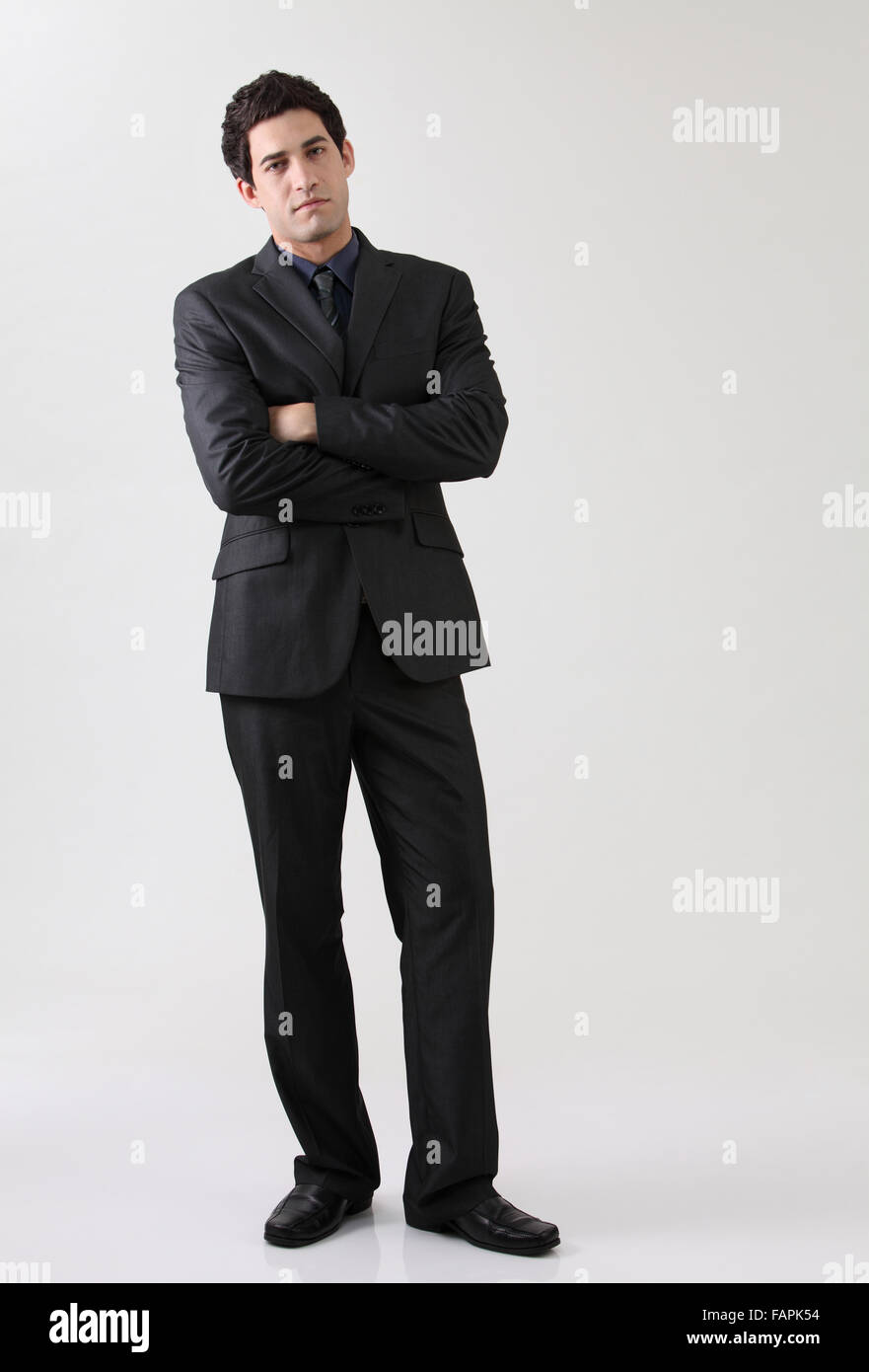 Portrait of man in suit Stock Photo Alamy