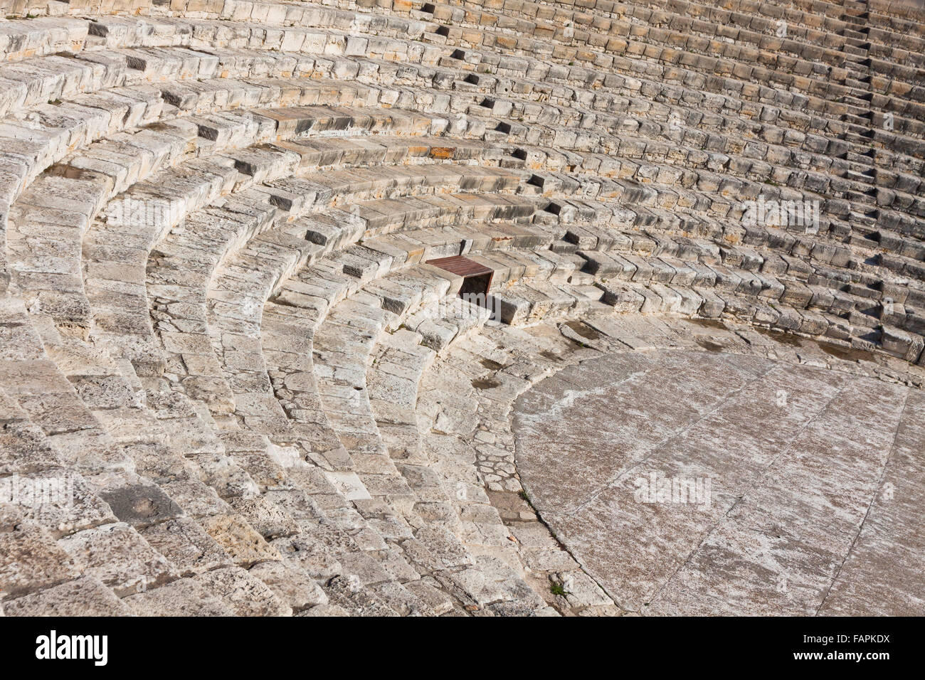 Ancient Greco-Roman theater in Kourion, Cyprus Stock Photo - Alamy