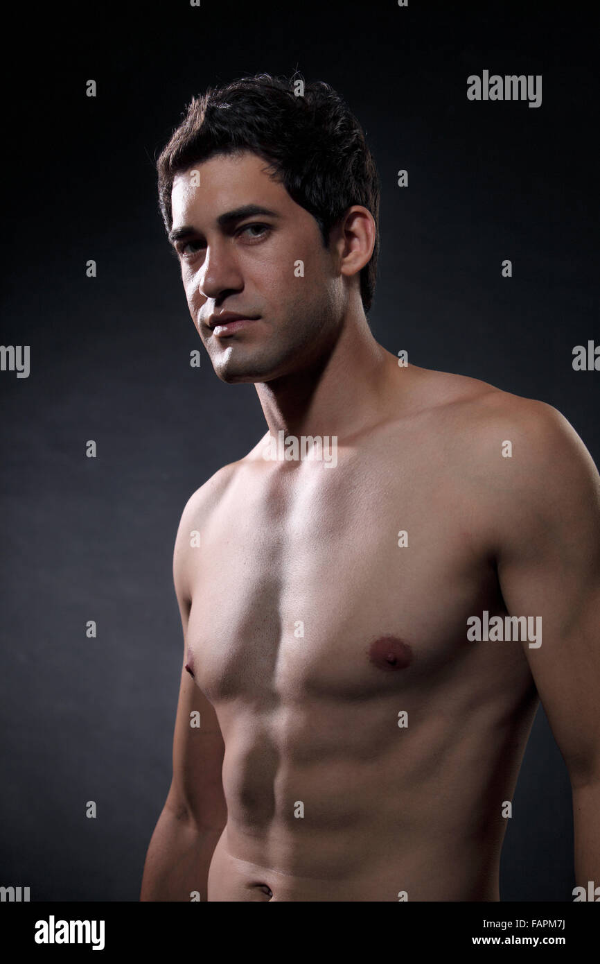 close up man with good body shape Stock Photo - Alamy