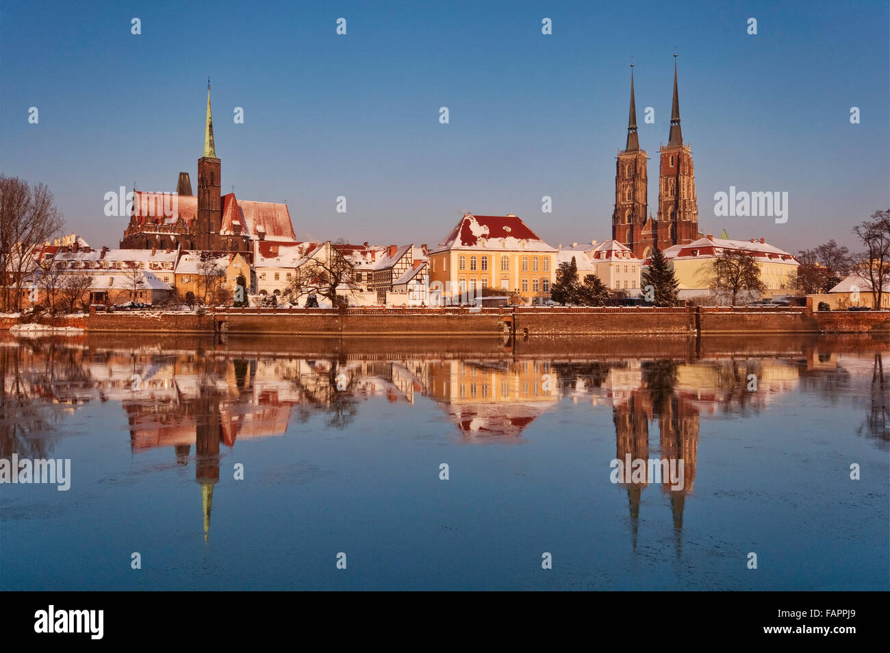 Poland wroclaw ostrow tumski wroclaw cathedral hi-res stock photography ...