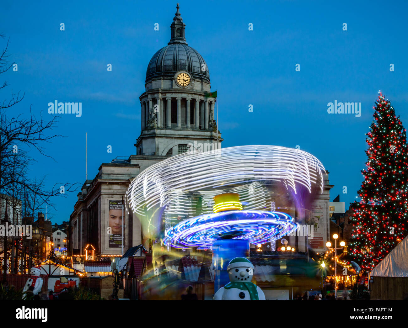 Nottingham old market square christmas hires stock photography and images Alamy