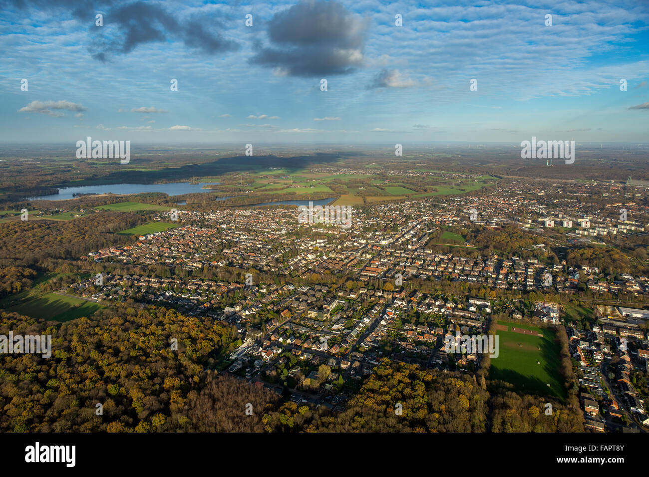 City view, Dinslaken, Ruhr district, North Rhine-Westphalia, Germany Stock Photo