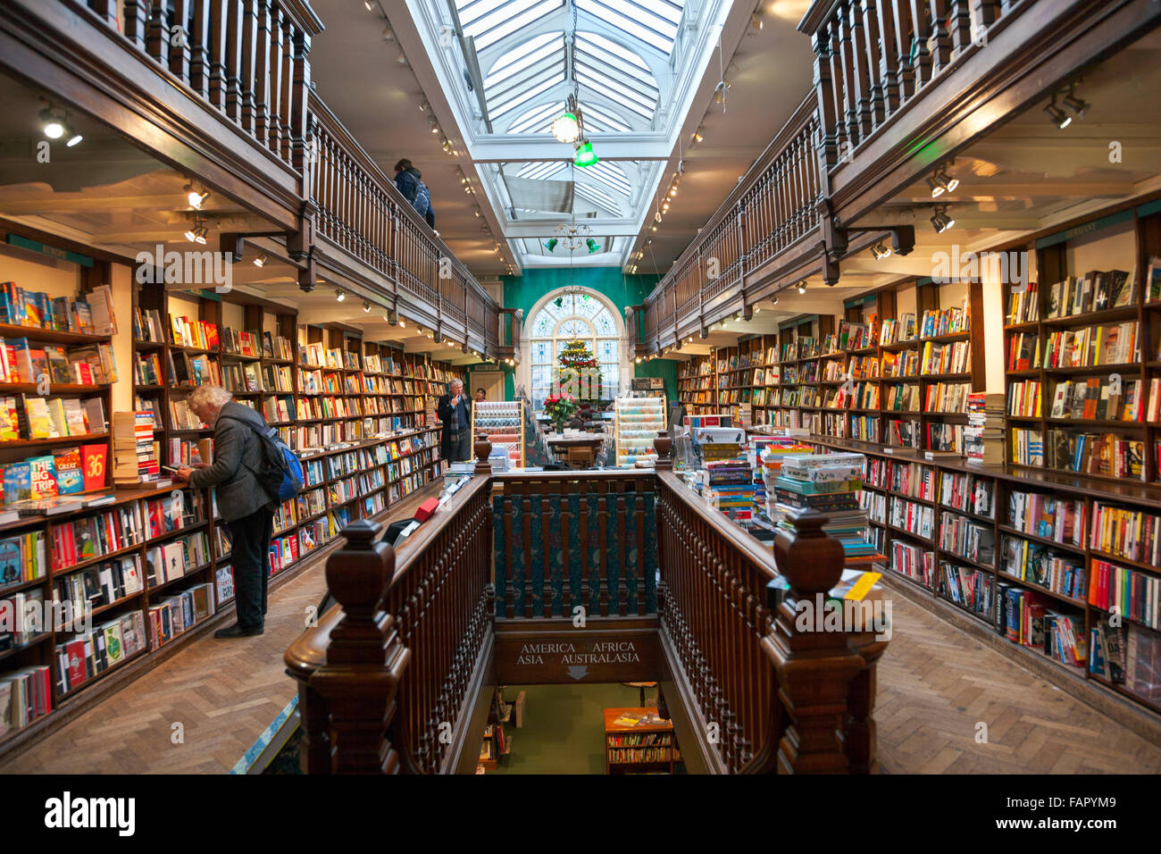 Daunt Books travel bookshop in London, UK Stock Photo