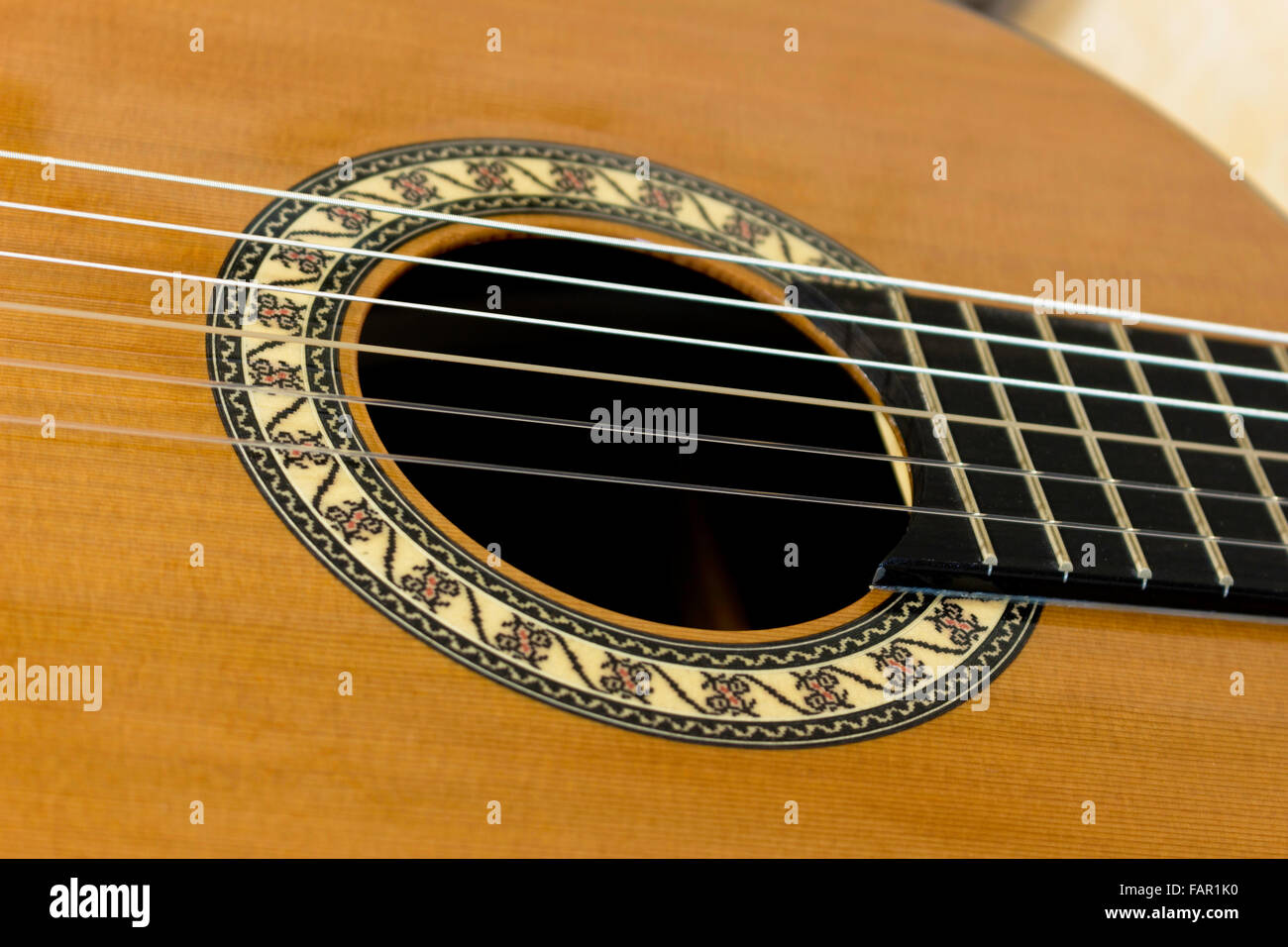 Classical Guitar Stock Photo