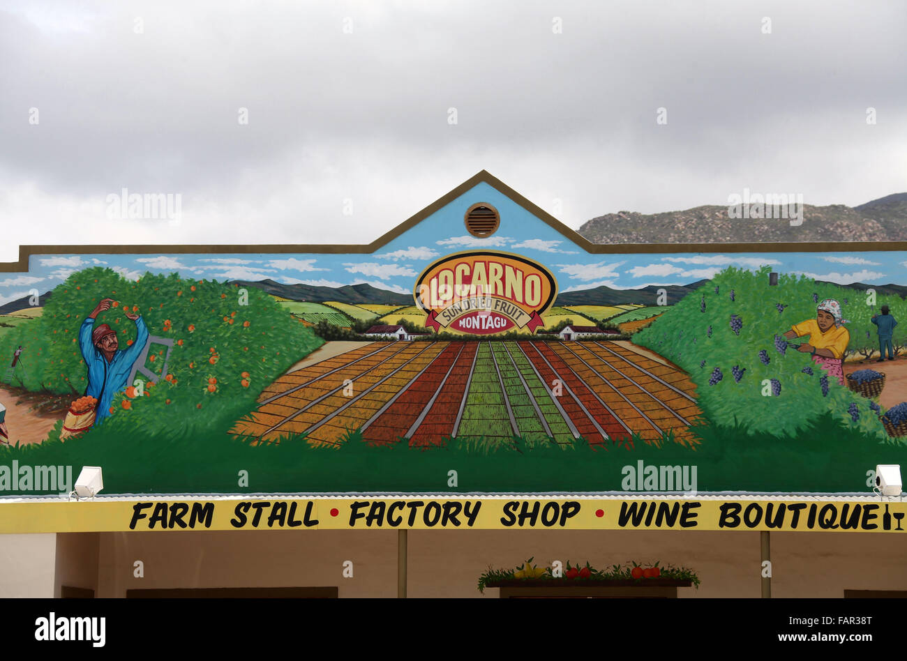 Locarno Sun Dried Fruit Company at Montagu in the Western Cape Province