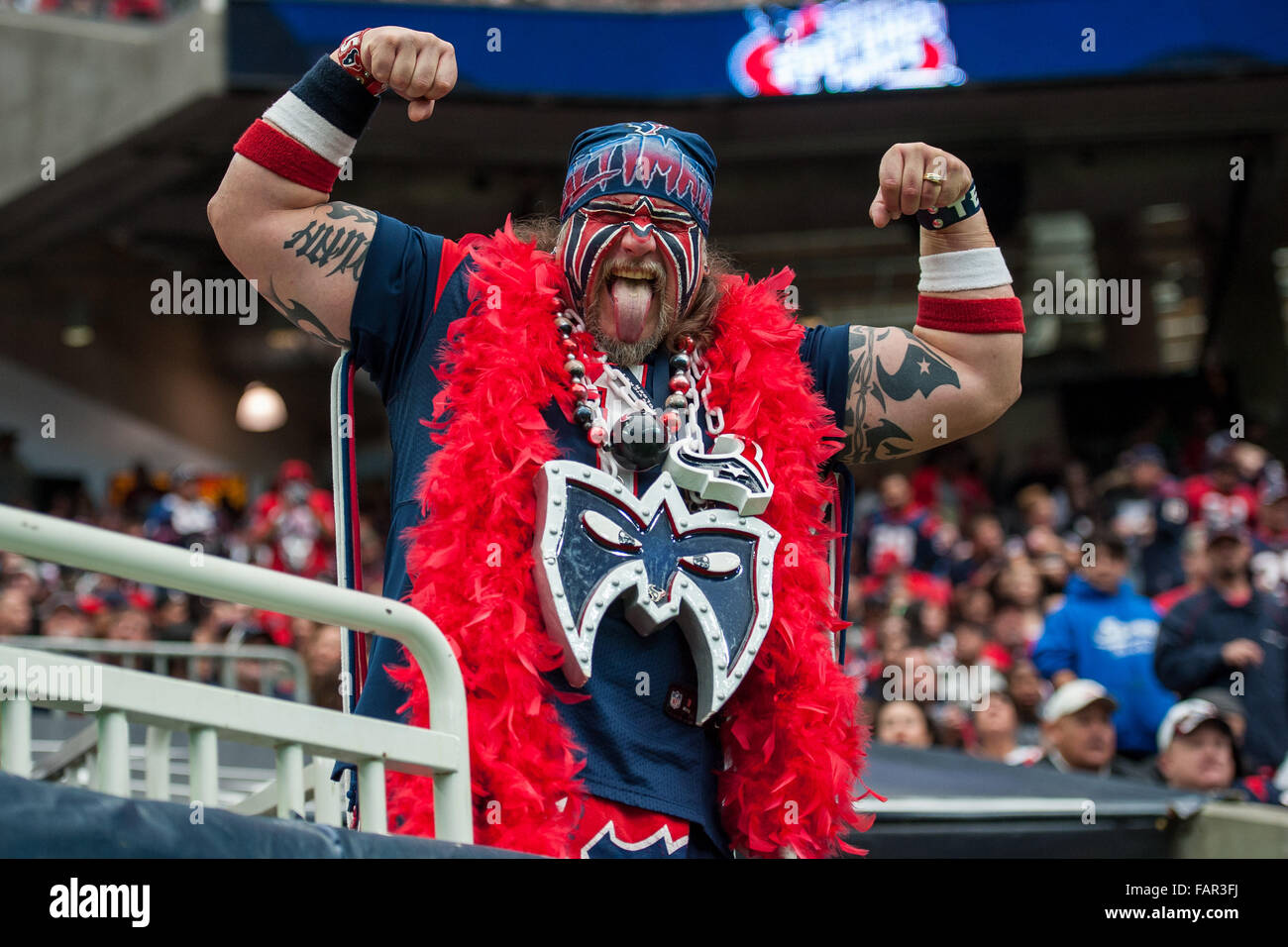 Houston Texans fan from the UK and other die-hard supporters