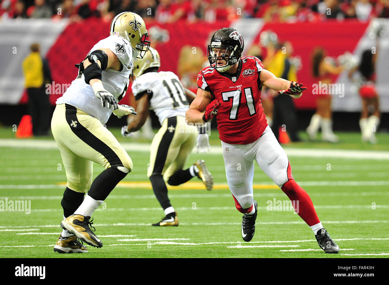 Atlanta Georgia. 3rd Jan, 2016. Atlanta Falcons DE Biermann, Kroy (#71
