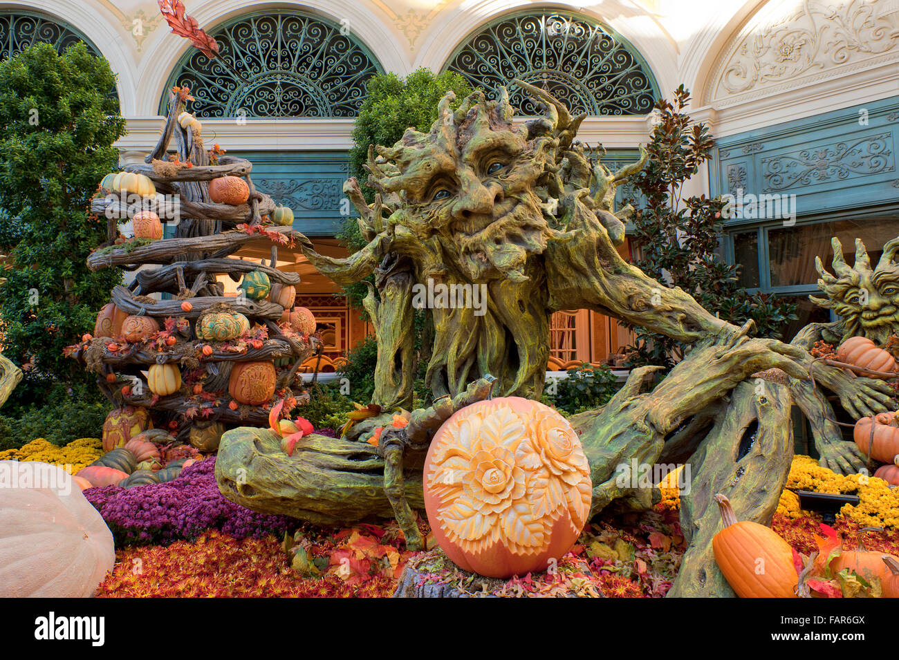 Halloween display at Bellagio Hotel, Las Vegas, Nevada Stock Photo Alamy
