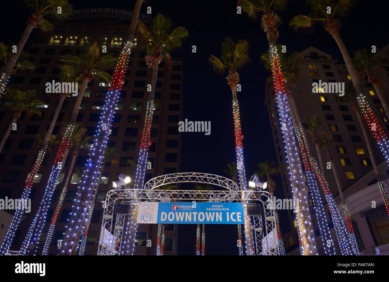 Downtown Ice in San Jose, CA Stock Photo Alamy