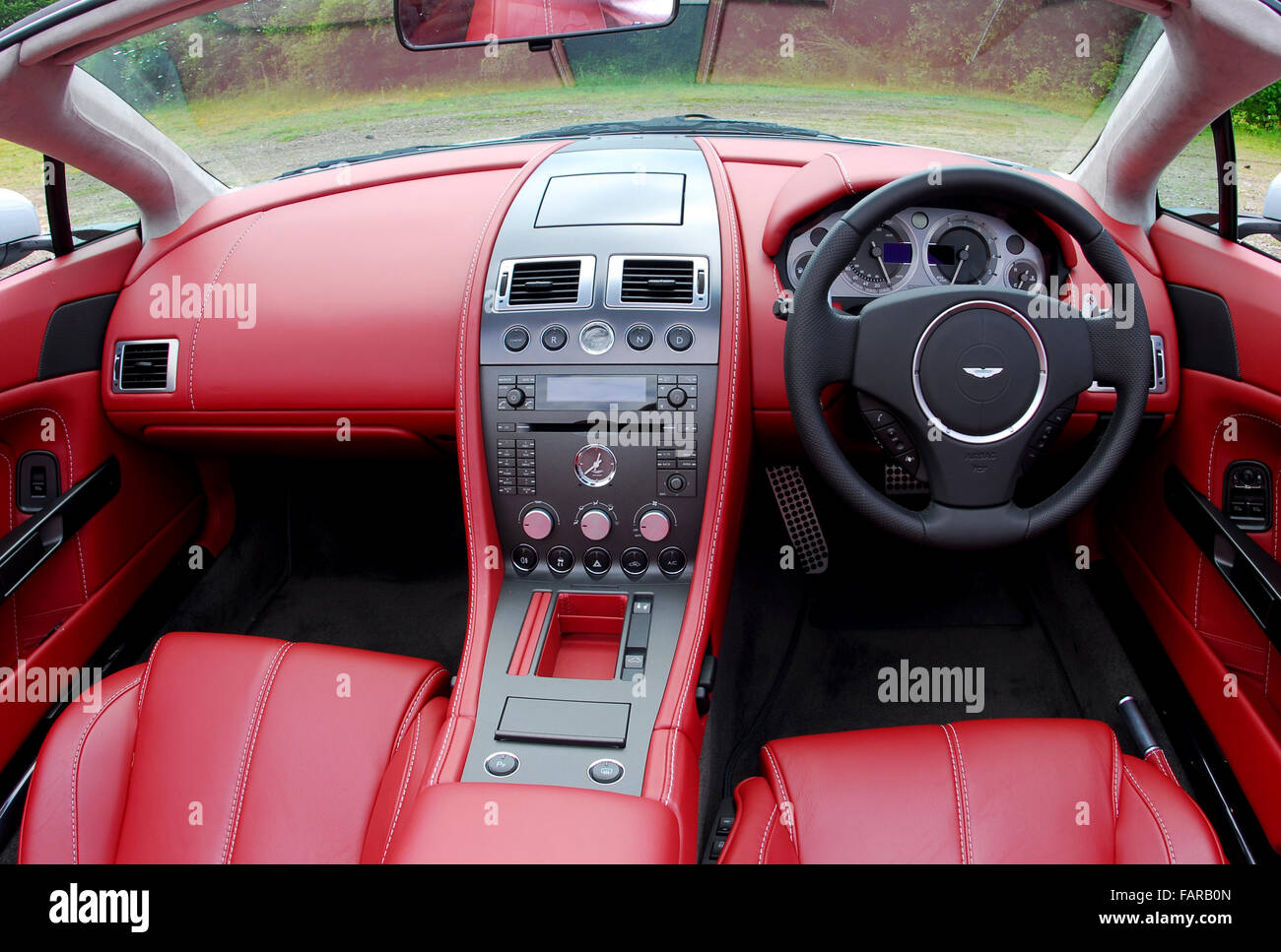 2007 Aston Martin Vantage Convertible Super Car Red Leather