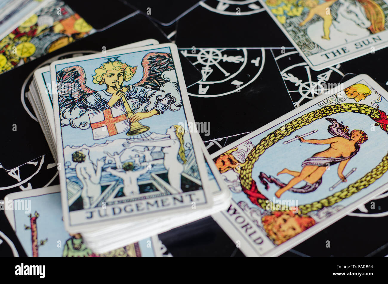 Tarot Cards - Judgement. Stock Photo