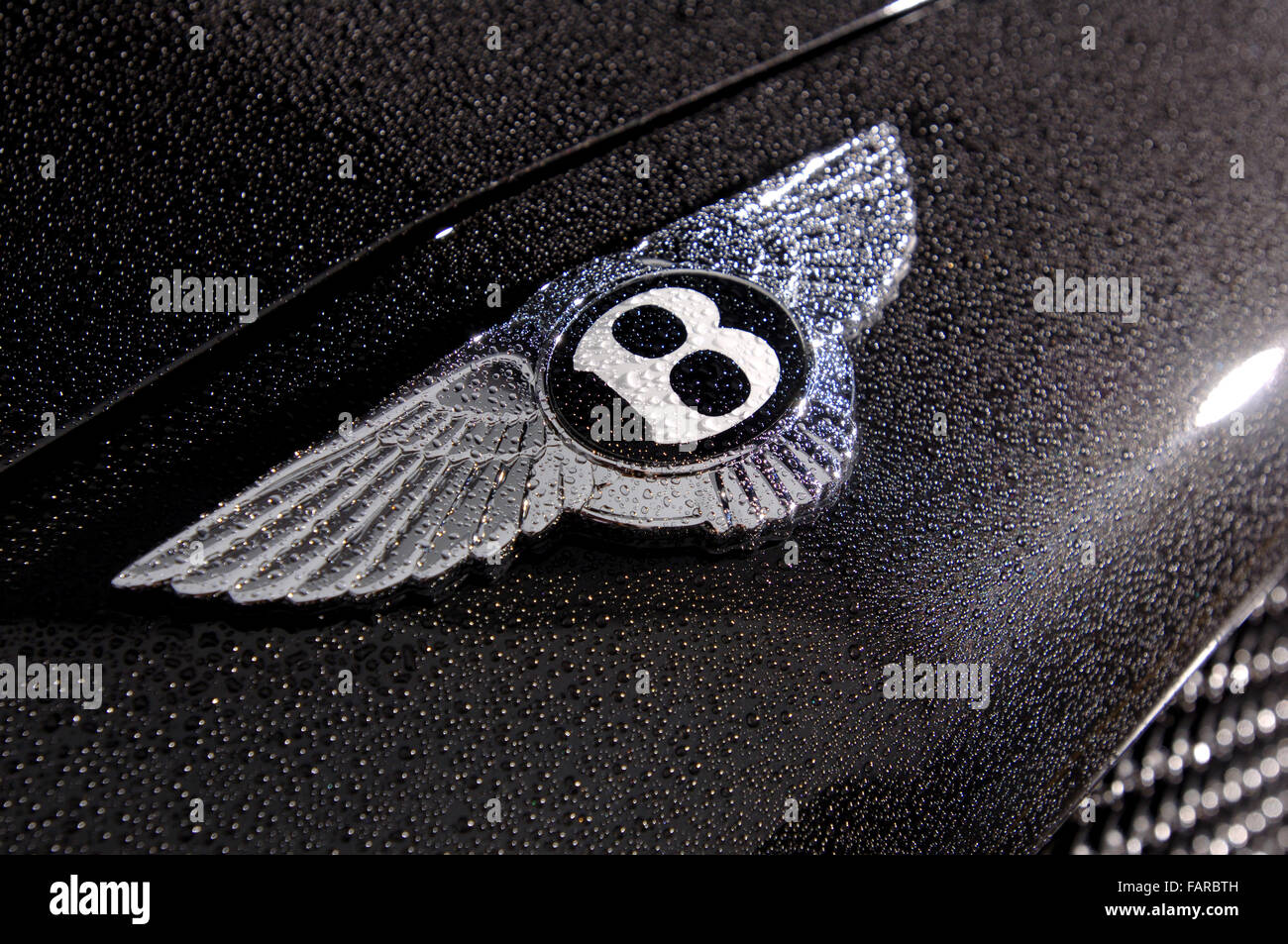 2007 Bentley Arnage super luxury saloon car badge Stock Photo