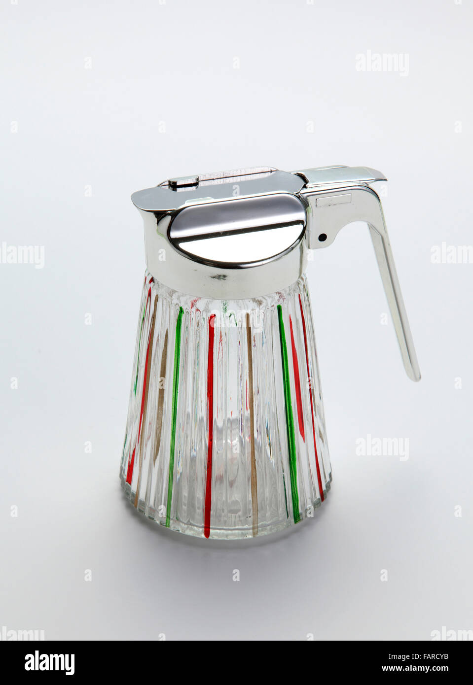 Syrup container isolated on white background Stock Photo Alamy