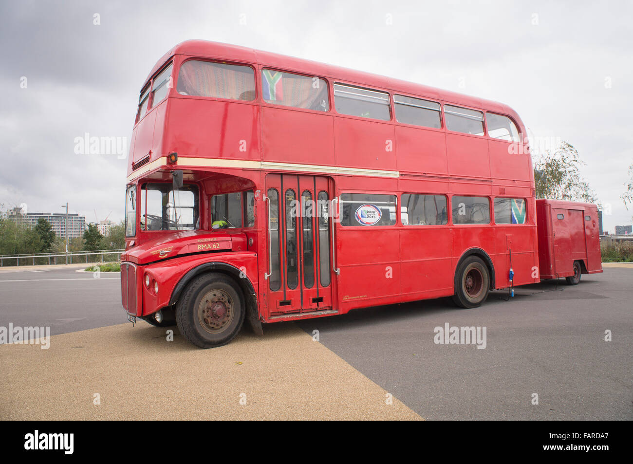 Queen Elizabeth Olympic Park, bus, doubledecker Routemaster RMA 62 ...