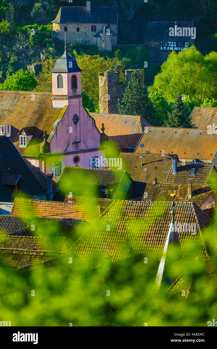 Houses in Kaysersberg, France Stock Photo Alamy