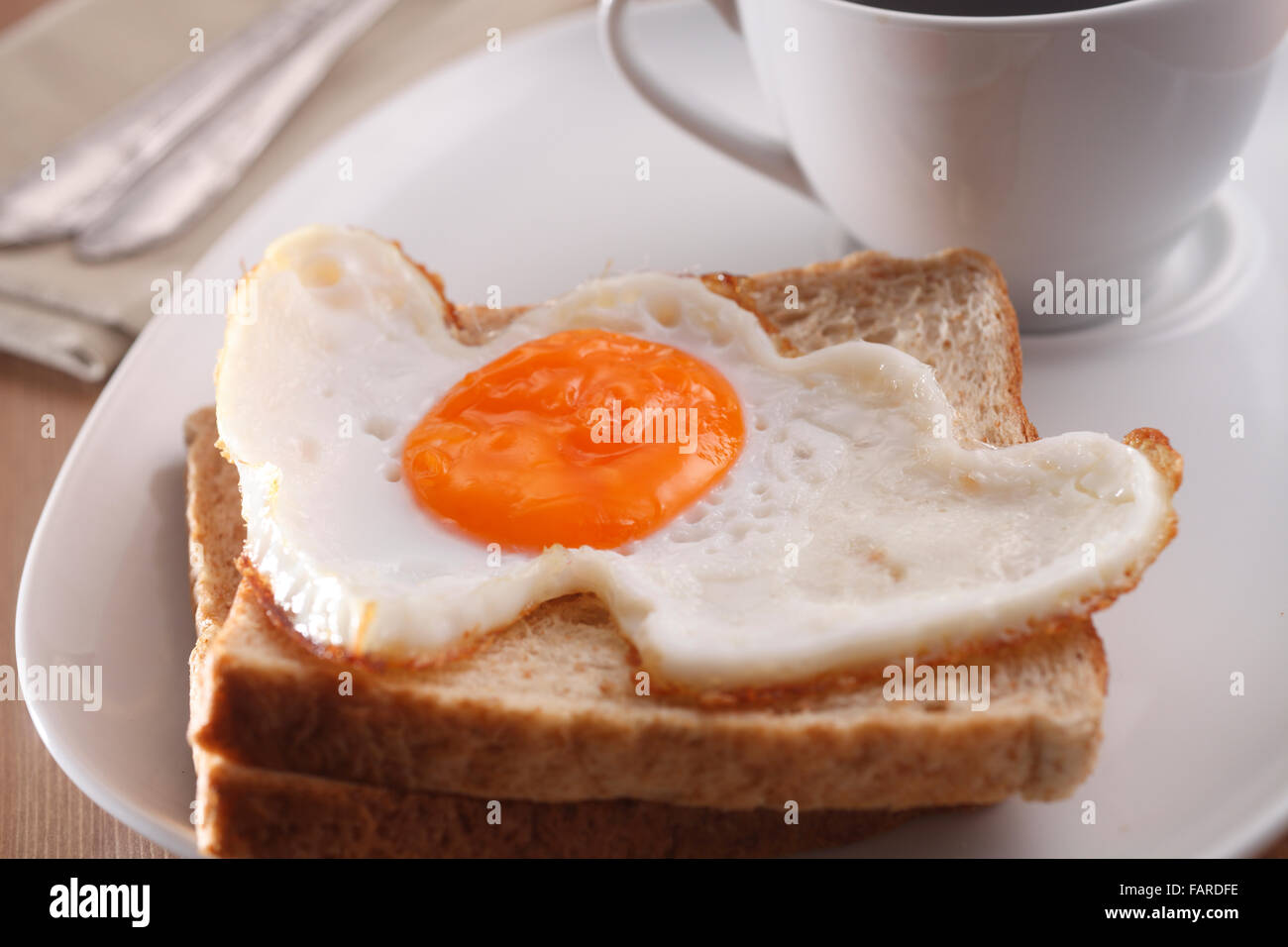 stock image of the breakfast with love Stock Photo - Alamy