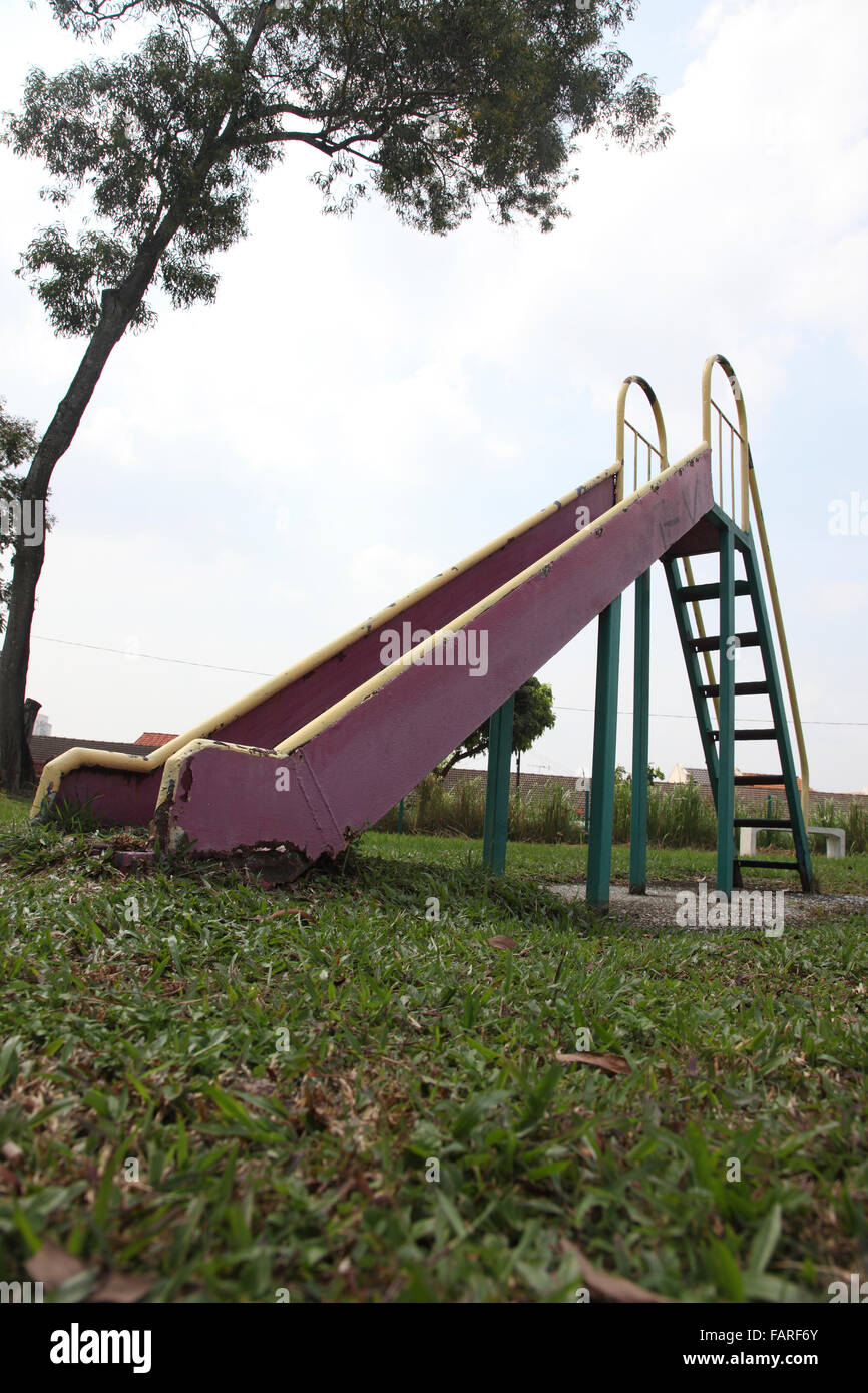 Old metal slide hi-res stock photography and images - Alamy