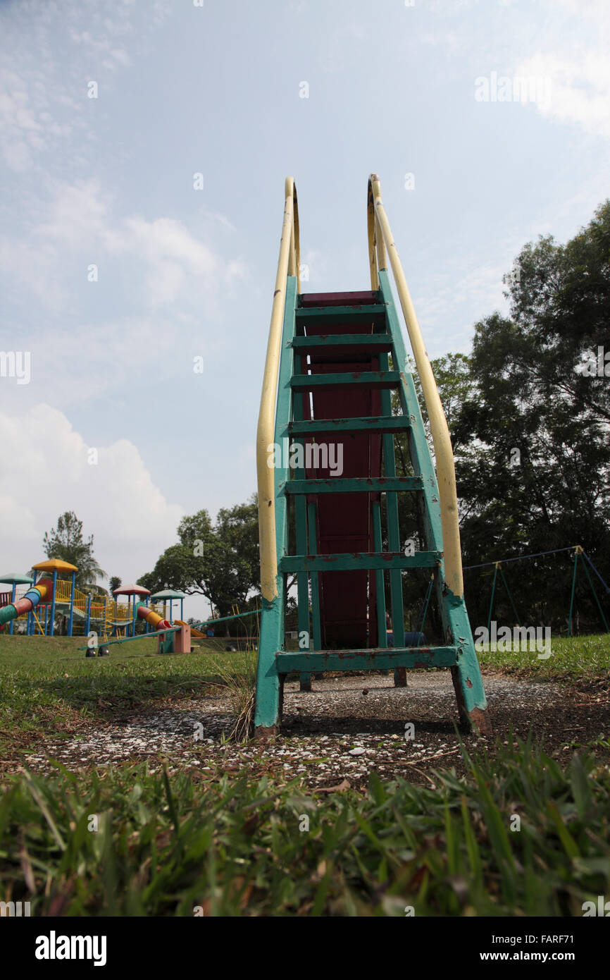 Old metal slide hi-res stock photography and images - Alamy