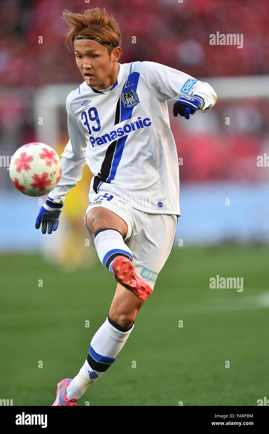 Tokyo Japan 1st Jan 2016 Takashi Usami Gamba Football Soccer tokyo-japan-1st-jan-2016-takashi-usami-gamba-football-soccer