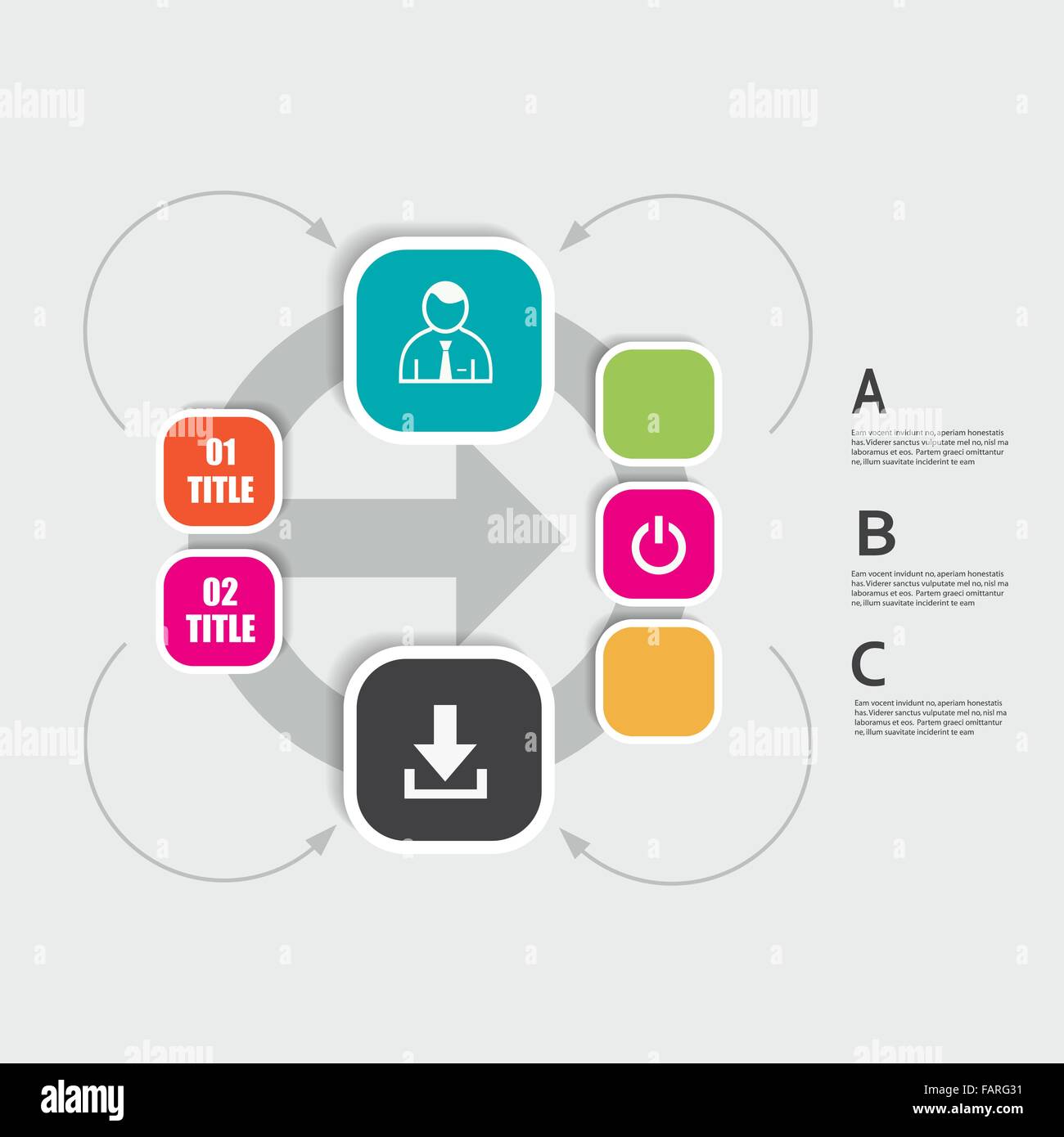 Template vector infographics set. Abstract concept design Stock Vector ...