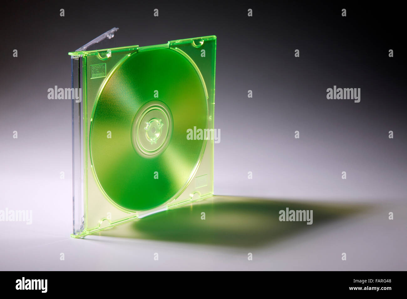 Blank CD Jewel Case. Fill it in with your own graphic Stock Photo Alamy