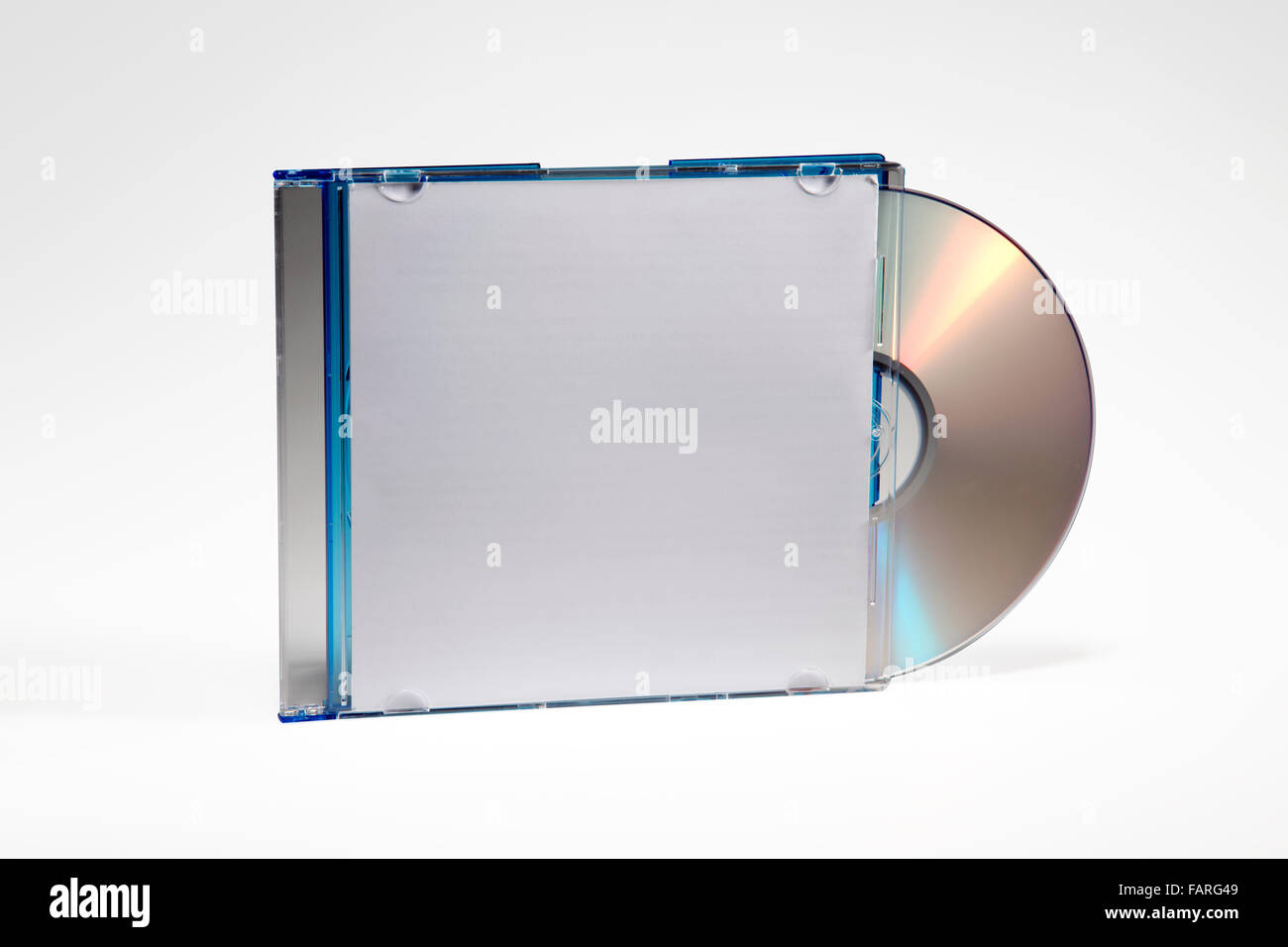 Blank CD Jewel Case. Fill it in with your own graphic Stock Photo Alamy