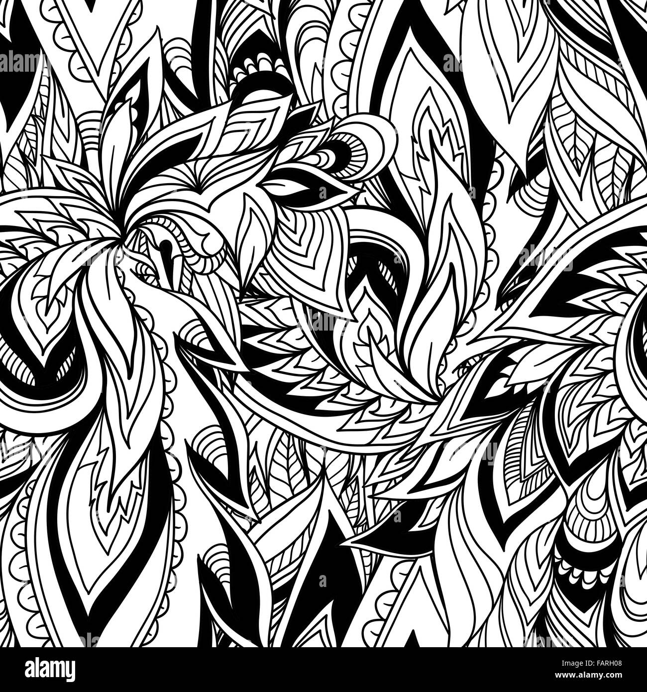 Floral seamless pattern Stock Vector Image & Art - Alamy