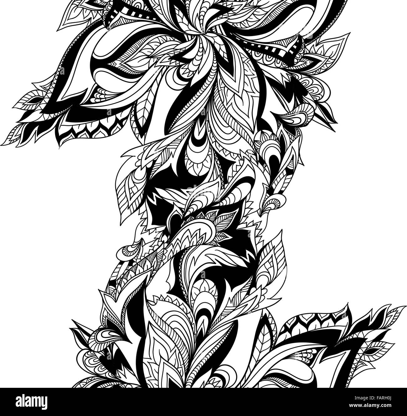 Floral seamless pattern Stock Vector Image & Art - Alamy