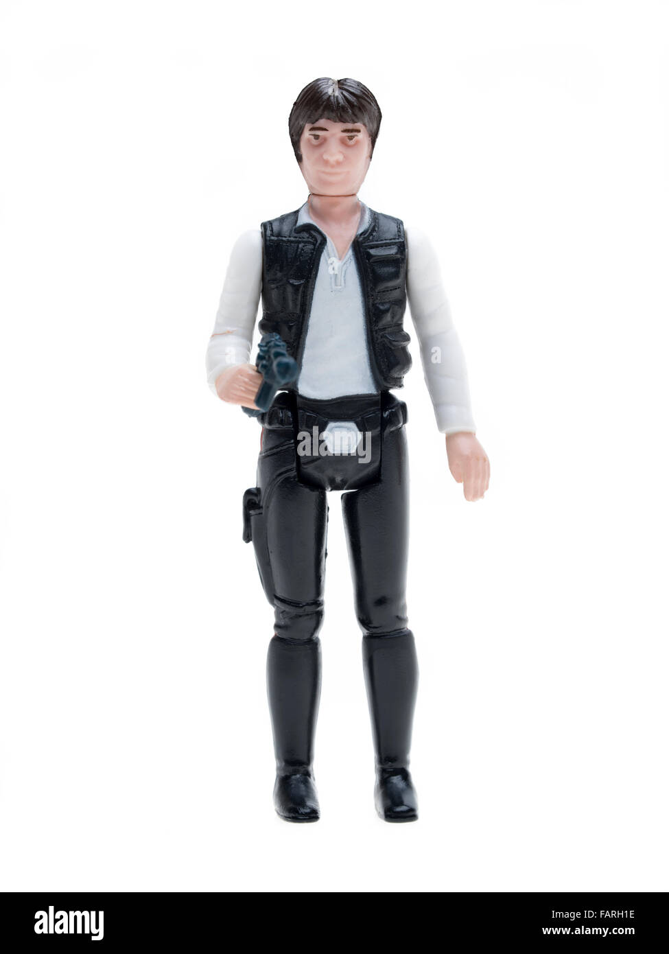 Star Wars action figures by Kenner 1977 (Big head) Han Solo Stock Photo