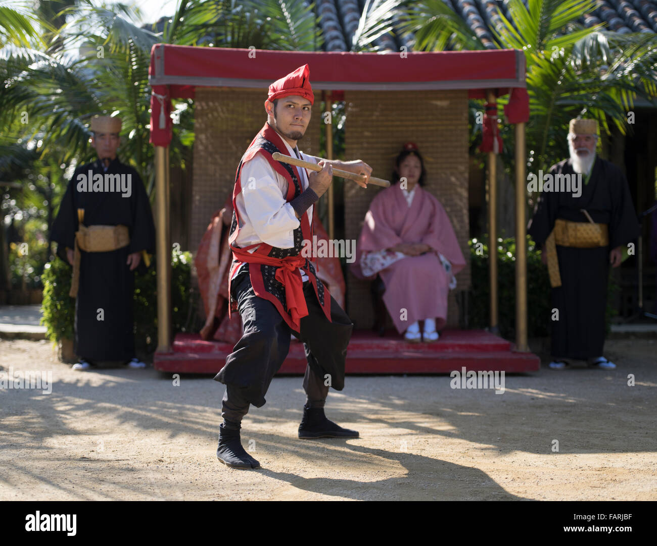 Okinawan man in traditional costume hi-res stock photography and images ...