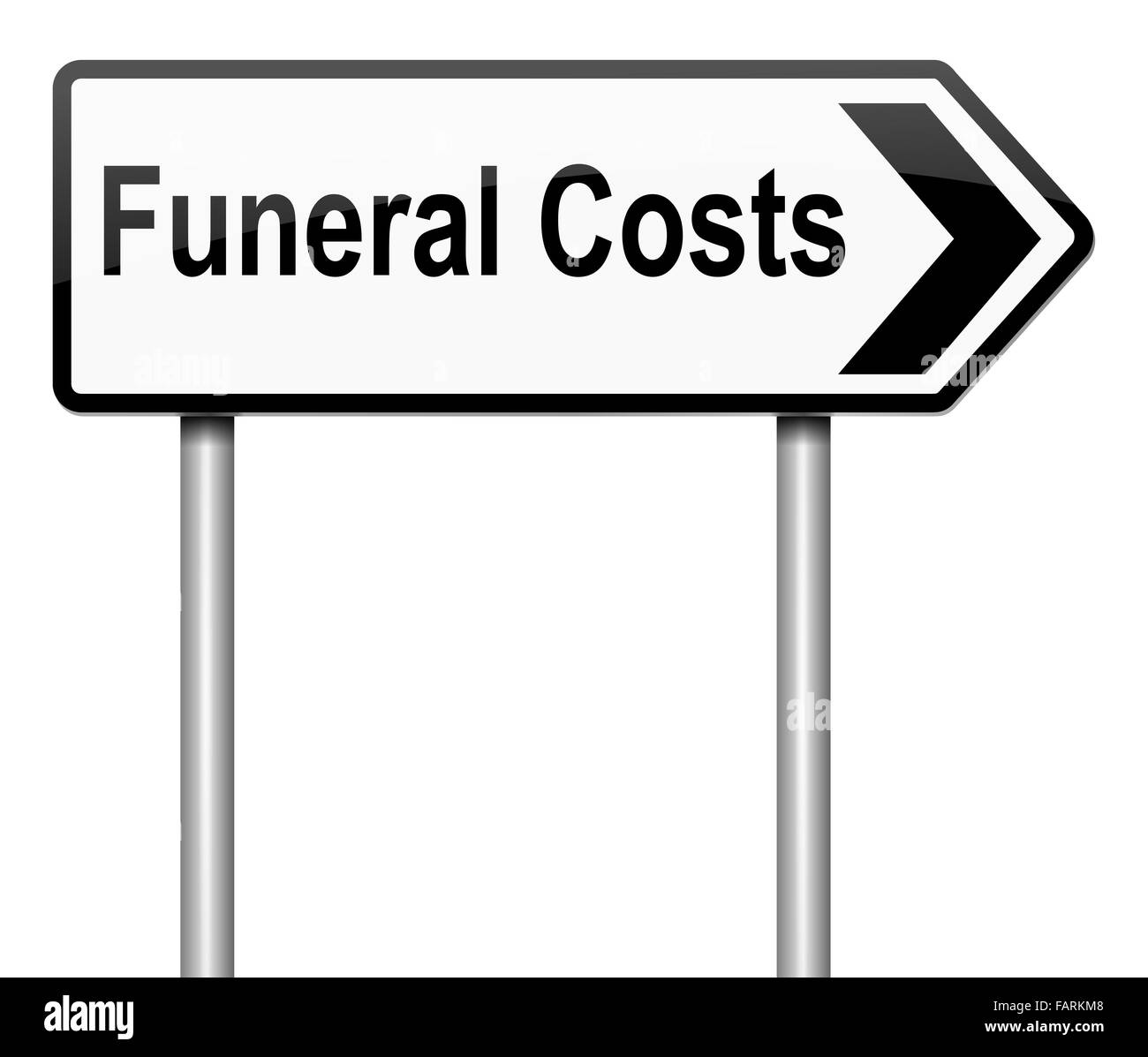 Funeral cost concept Stock Photo - Alamy