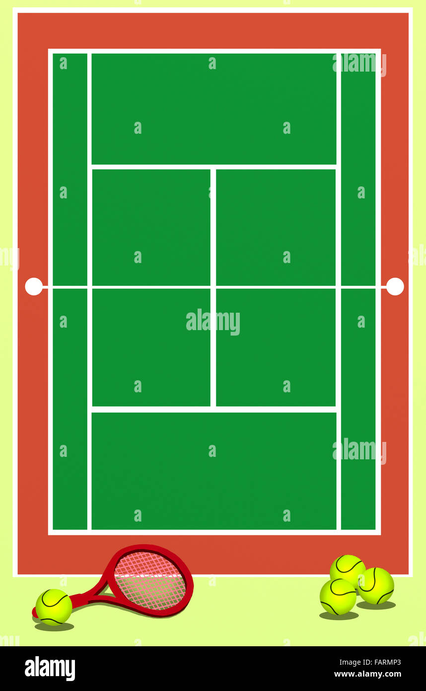 Background Of Green Tennis Field With Racket And Balls Stock Photo Alamy Background Of Green Tennis Field With Racket And Balls Stock Photo Alamy