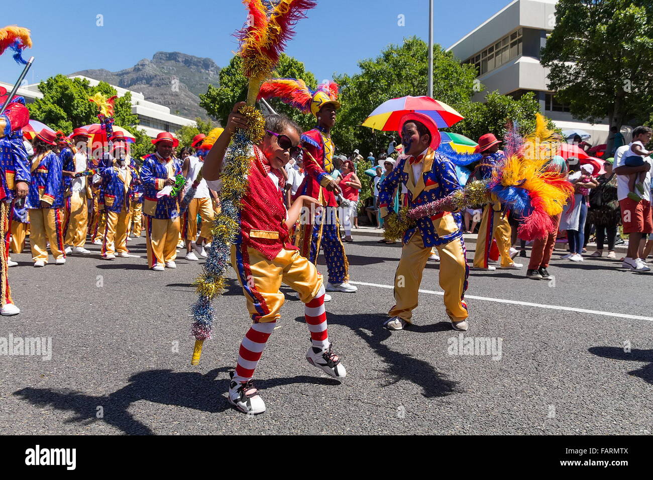 Cape Town, South Africa. 2nd Jan, 2016. People parade