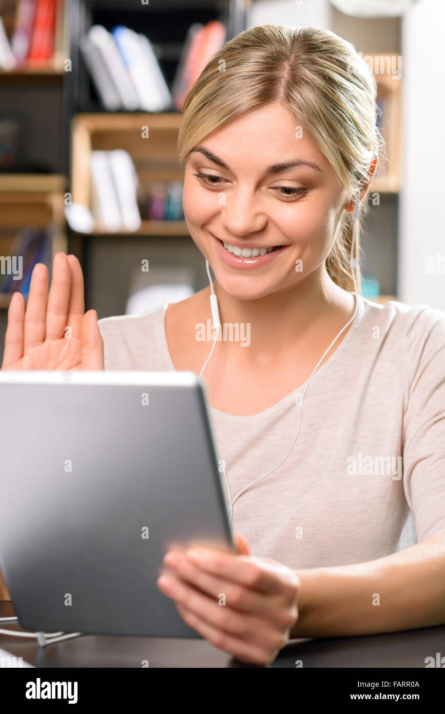 Skype with a girl
