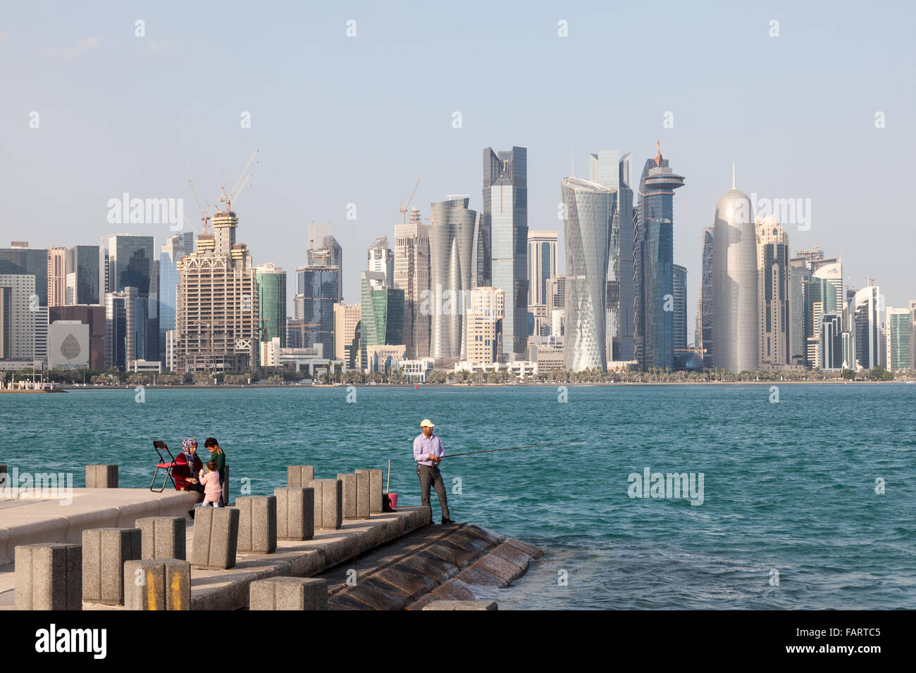 Doha Corniche Skyline High Resolution Stock Photography and Images - Alamy