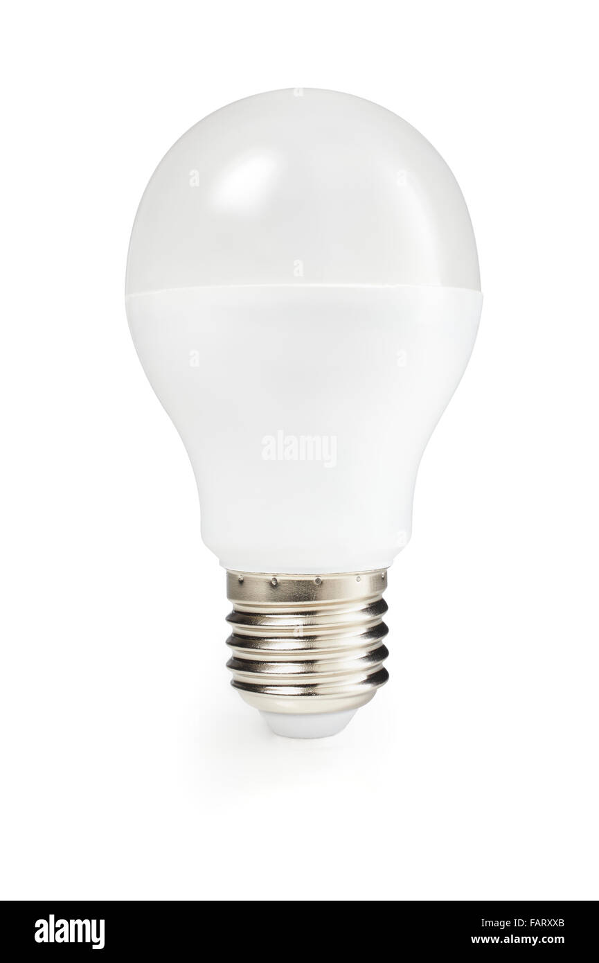LED light bulb on a white background. Stock Photo