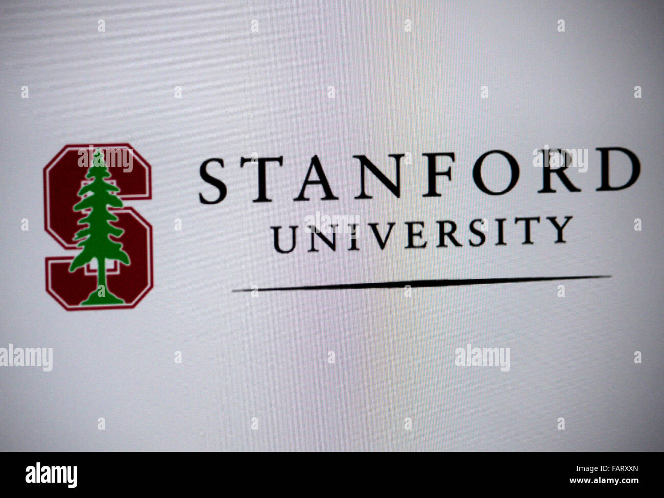 Markenname: 'Stanford University', Berlin. Stock Photo
