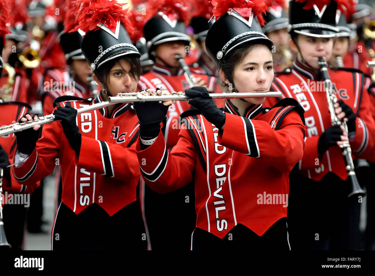 Flute marching band hires stock photography and images Alamy