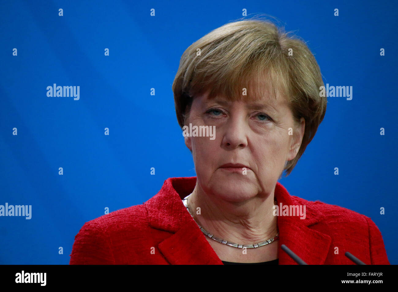 BKin Angela Merkel - Treffen der dt. Bundeskanzlerin mit dem australischen Ministerpraesidenten, Bundeskanzleramt, 13. November Stock Photo