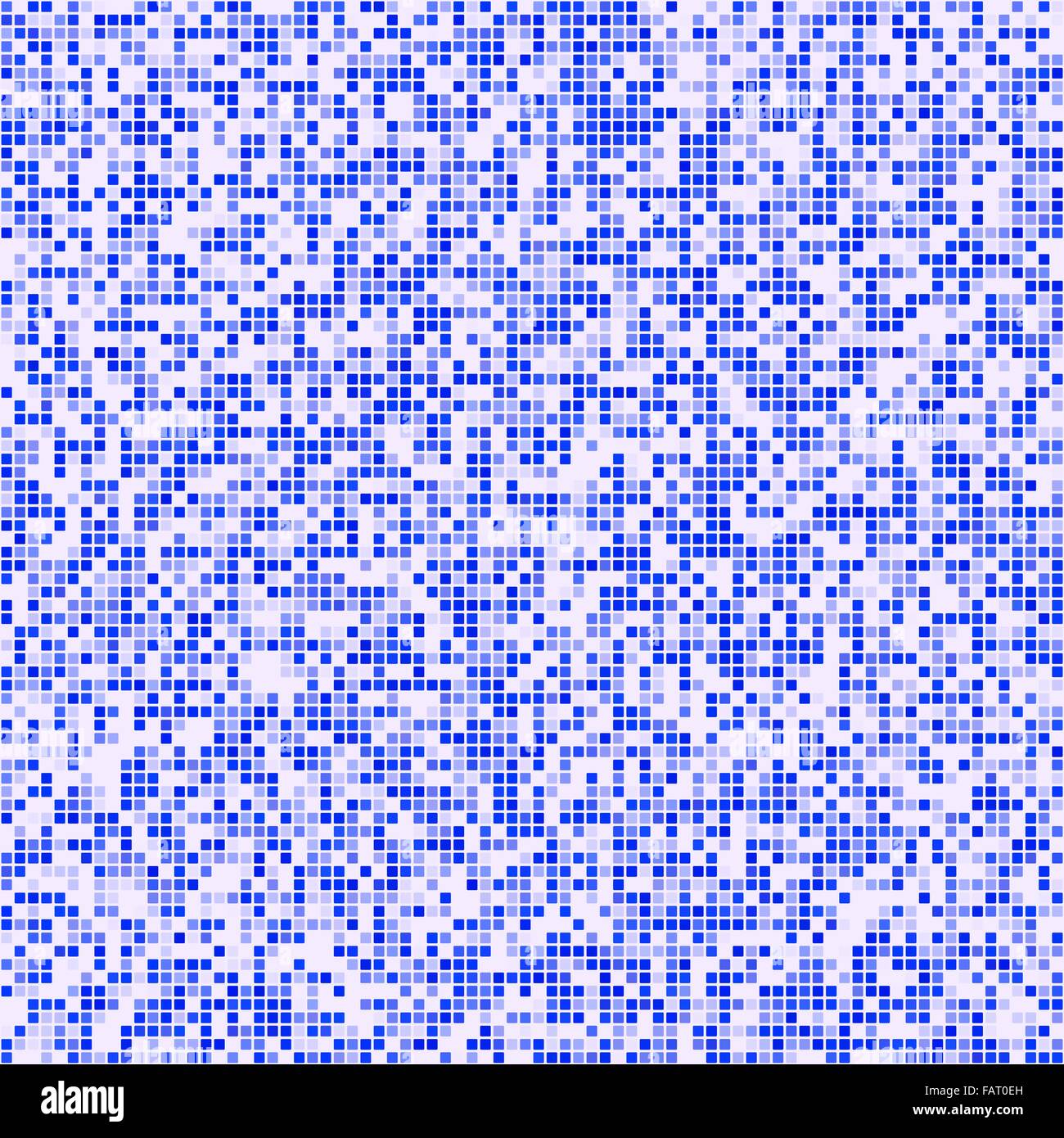 Blue square pixel mosaic background Stock Vector Image & Art - Alamy