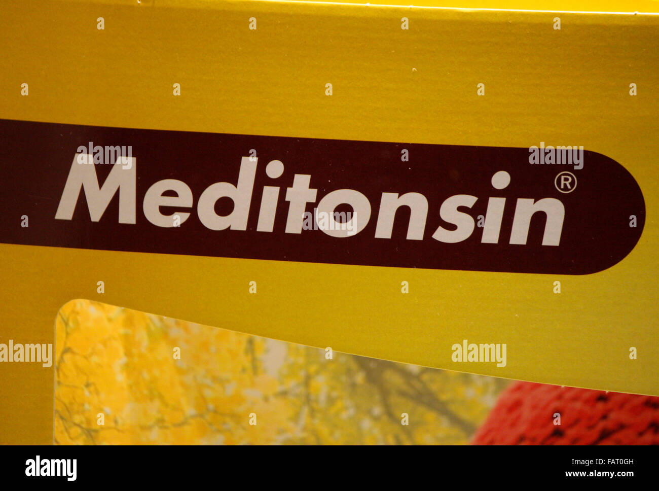 Markenname: 'Meditonsin', Berlin. Stock Photo