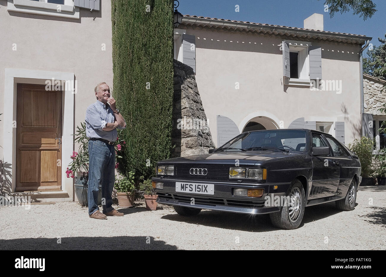 Martin Smith Quattro designer at his home in Provence Stock Photo