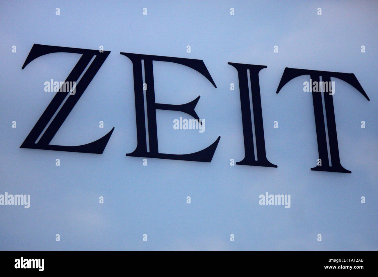 Markenname: 'Zeit', Berlin. Stock Photo